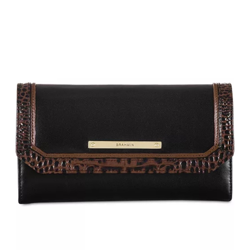 Brahmin Tuscan Tri-Texture Checkbook Wallet - image 2